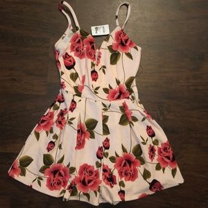 Rose Low Cut Romper